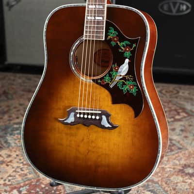 Gibson Dove Anniversary Limited Edition Acoustic/Electric Guitar - Cremona Burst with Hardshell Case image 3