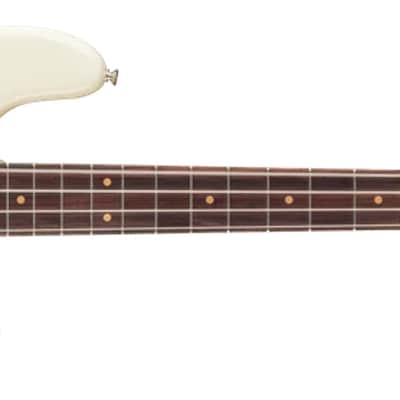 Fender American Vintage II 1960 Precision Bass Guitar Olympic White - Incl Vintage Style Hard Case image 1