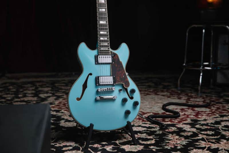 D'Angelico Premier Mini DC, Sky Blue Sky Blue image 1