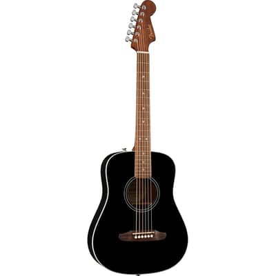 Fender California Standard Redondo Mini with Bag, Spruce Top, Black image 3