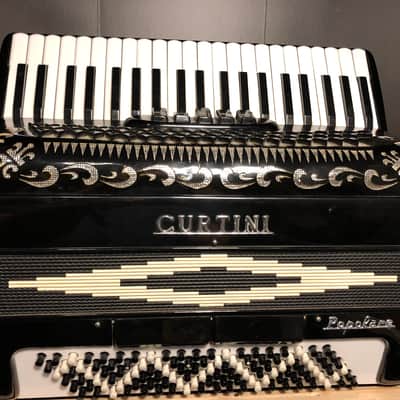 Curtini Accordion 120 Bass Italy - black image 9