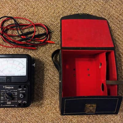 Vintage 1950's Simpson 260 Multimeter - Very Clean w Triplett Case image 3