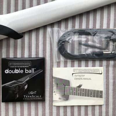 Steinberger Synapse ST-2FPA TranScale headless Baritone, gloss WHITE finish, OEM gig-bag with factory accessories image 24