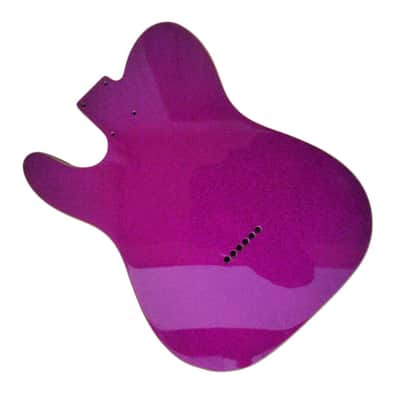 Purple Alder Wood Telecaster Tele Style Guitar Body image 3