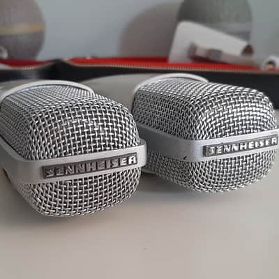 Set of 2x Sennheiser MD 421-N Cardioid Dynamic Microphones 1960s - 1980s - White image 7