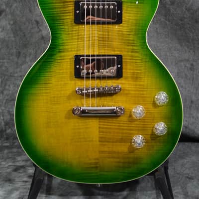 Epiphone Inspired by Gibson Modern Les Paul  Figured Iguana Burst w/ FREE Same Day Shipping image 1