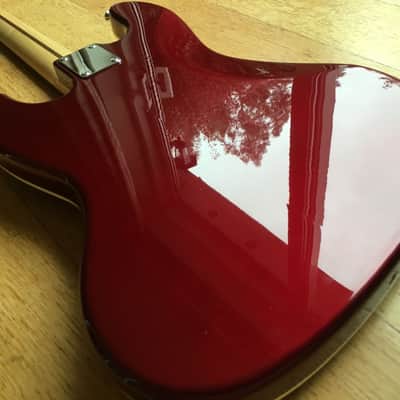 Fender Aerodyne Jazz Bass 2006-08 Old Candy Apple Red image 6