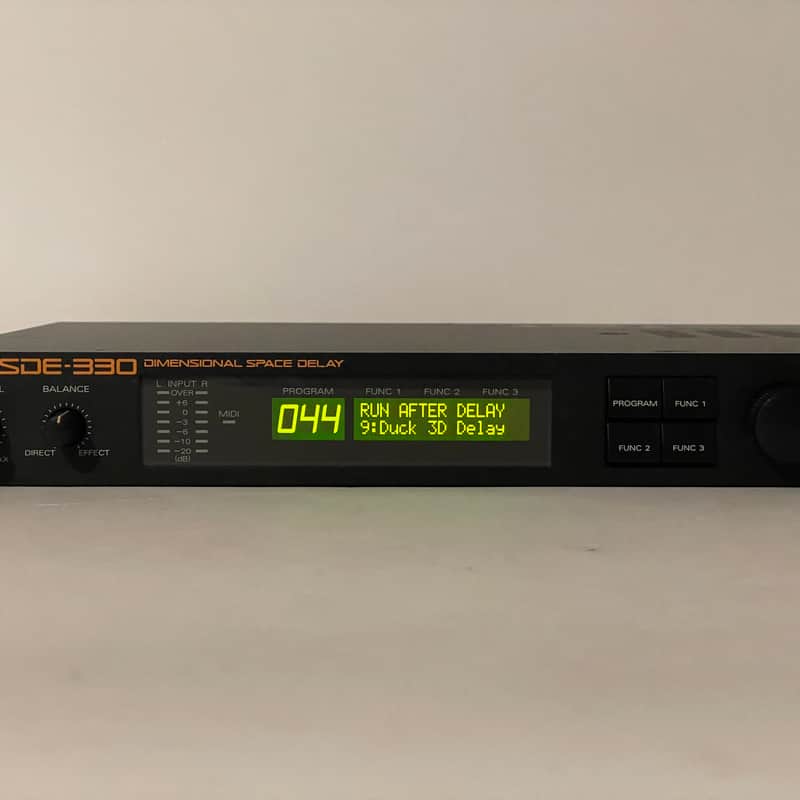 Roland SDE-330 w/New Internal Battery Rare Dimensional Space Delay
