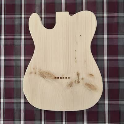 Woodtech Routing - 2 pc Character Eastern White Pine Telecaster Body - Unfinished image 2