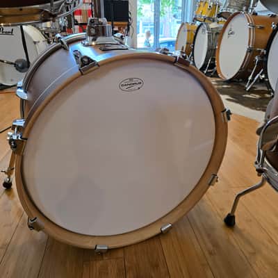Drum Kits - Canopus 14x18 8x12 14x14 Yaiba II Bop (Antique Brown Matt) image 11