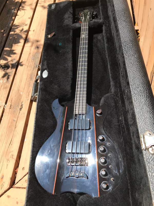 Alembic Custom Archive "Monty" Circa 2012 Natural Ebony/Mahogony image 1