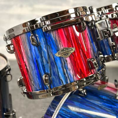 Tama Starclassic Limited Edition Walnut/Birch 5pc Drum Set Crimson Sapphire Cascade image 3