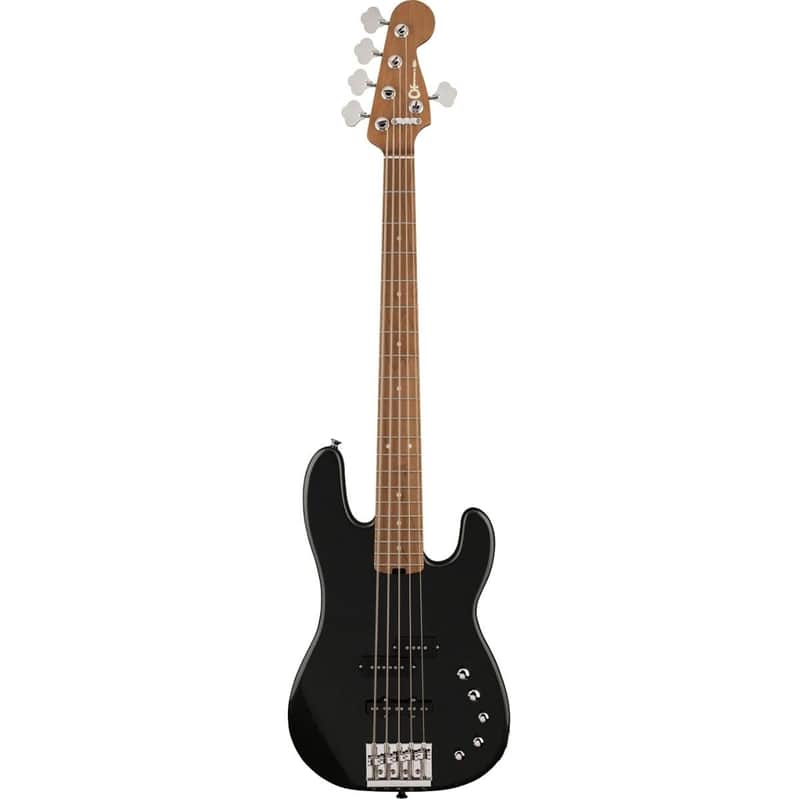 Charvel Pro-Mod San Dimas Bass PJ V 5-String - Metallic Black (B-Stock) image 1