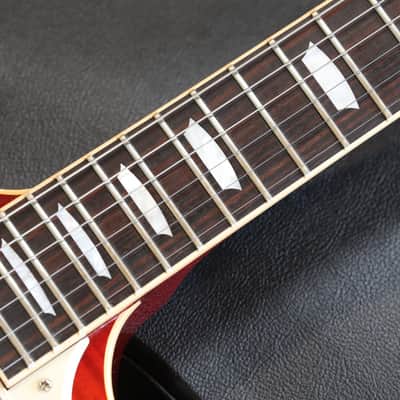 2014 Gibson Custom Shop Johnny A Standard Signature w/ Bigsby Semi-Hollow Electric Guitar Sunset Glow + COA OHSC image 9