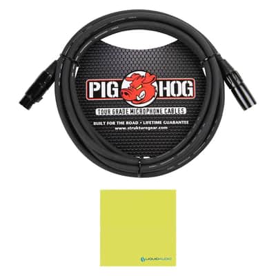 Liquid Audio Audio Technica AT875R Line + Gradient Condenser Microphone Bundle w/Pig Hog PHM10 8mm Mic Cable Polishing Cloth image 2