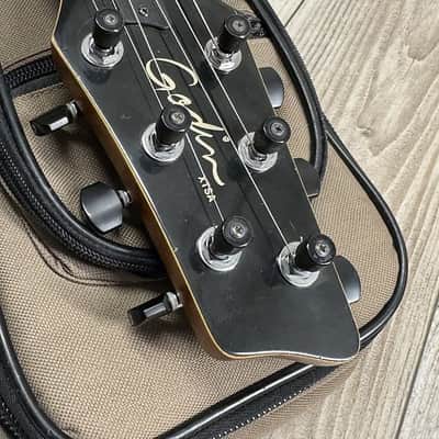 Godin 2010's xtSA Light Burst Flame w/ Gig Bag and Roland GI-10 and More! image 17