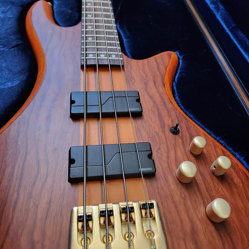 Schecter Stiletto Studio-4 Bass – Honey Satin – Fishman Fluence Upgraded – Excellent Condition + Hard Case image 1