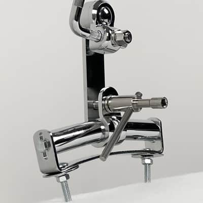 Maxwell Reproduction Rail Consolette - IN STOCK 2 hole vintage 60's Ludwig Leedy Gretsch Slingerland Style image 11