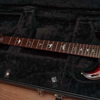 PRS Santana I - Scarlet Red Sunburst - Brazilian Rosewood Fretboard with Abalone Inlays - RARE Collector's Item image 5