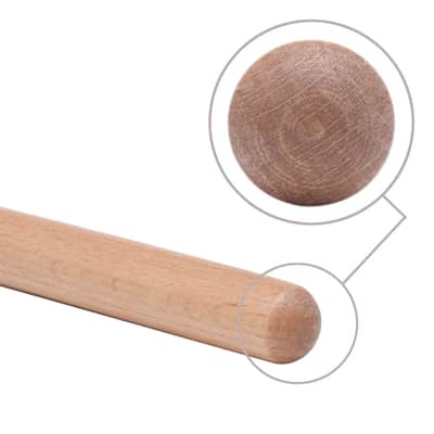 2 Pairs Classical Wood Claves Musical Percussion Instrument, 8 Inch Rhythm Natural Hardwood Sticks With A Carry Bag image 4