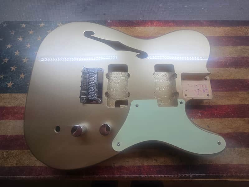 Squier FSR CABRONITA THINLINE TELECASTER - SHORELINE GOLD image 1