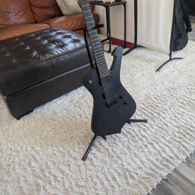 Ibanez ICTB721-BKF Iceman Iron Label 2021 - Present - Black Flat image 1