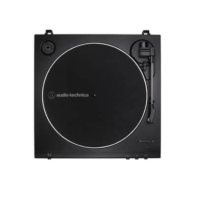 Audio-Technica AT-LP60X Automatic Belt-Drive Stereo Turntable (Brown) Bundle image 4