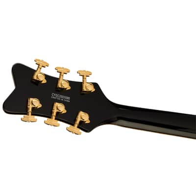 Gretsch Synchromatic Falcon Hollow Body Single-Cut Bigsby Black - Semi Acoustic Guitar image 5