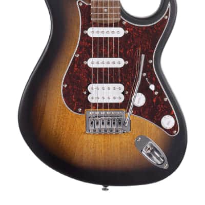 Affordable Precision! Cort G110 Electric Guitar - Open Pore Sunburst Finish Bild 6