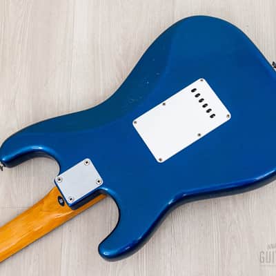 1981 Tokai Springy Sound ST60 Vintage S-Style Guitar Metallic Blue, 100% Original w/ Case, Japan image 15