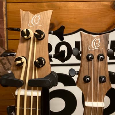 Ortega Double Neck Ukulele Tenor / Bass w/Case image 5
