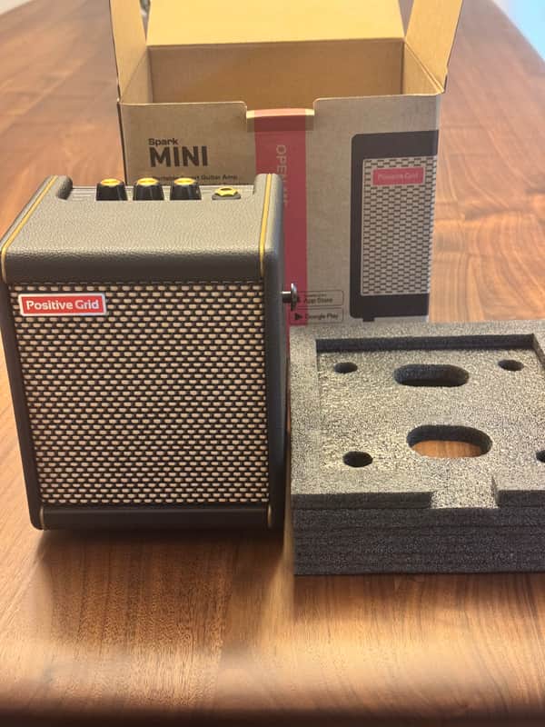 Positive Grid Spark MINI Portable Digital Modeling Guitar Practice Amp 2022 - Present - Black image 1