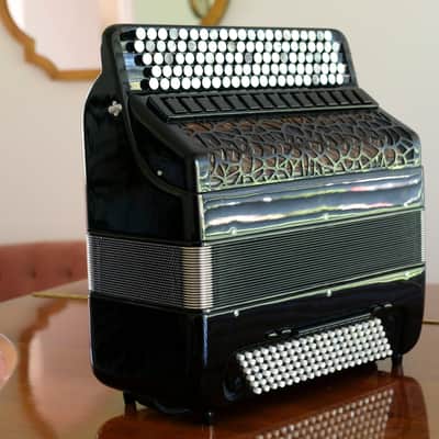 JUPITER Chromatic accordion (B-system, Bayan) with free-bass. Voices by A.Gavrilin image 4