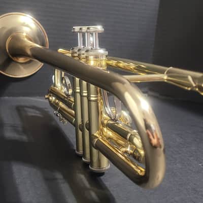 Bach Stradivarius 43G Bell Trumpet, 2 Mouthpieces &2 handle hardwood case. - Clear Lacquer image 22