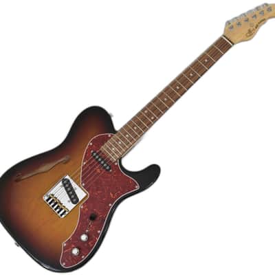 G&L USA ASAT Classic Thinline Build to Order Guitar 3 Tone Sunburst image 1