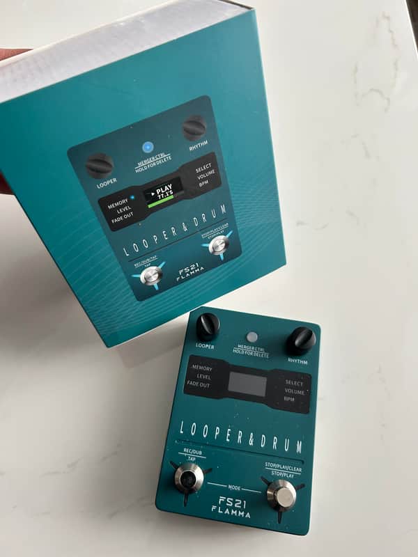 Flamma FS21 Looper & Drum 2021 - Present - Teal image 1
