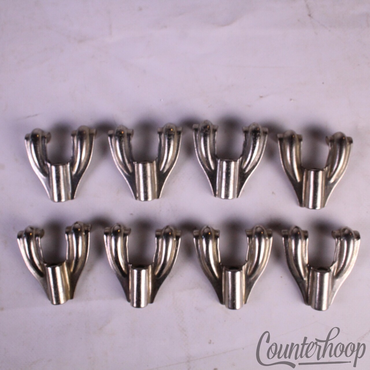 Ludwig 8x WFL Marching Snare Drum Tension T-Rod Claws Vintage 30s-40s Nickel USA — main photograph