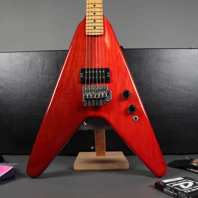 Kramer Vanguard USA 1982 Two Tone Trans Red Zebra image 19