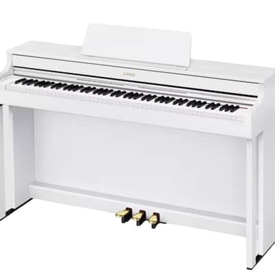 Casio AP-300WE Digital Piano With Cabinet And Bench (White) - 88 Keys
