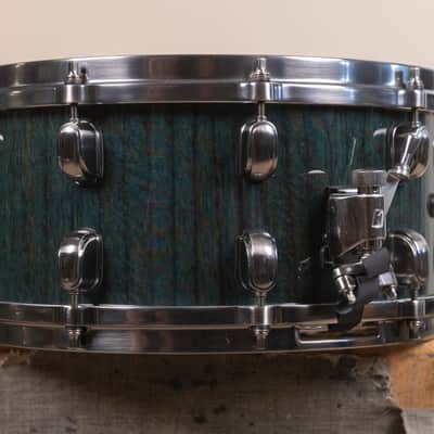 Tama Starclassic 6.5x14 Performer B/B Midnight Blue Tigerwood Snare Drum image 3