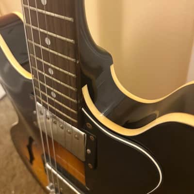 2001 Epiphone Dot (ES-335) - Made in Korea (Saein Factory) - Sunburst w/ Original Hard Case image 3
