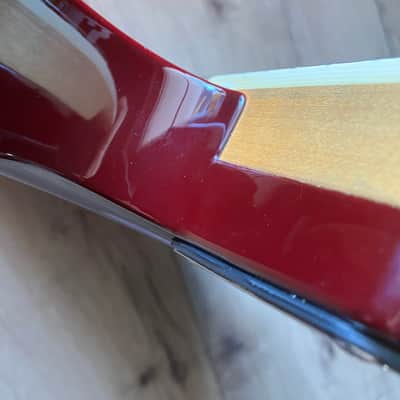 Jackson DK2 FS (Firestorm) Dinky, HSS, Made in Japan, See Through Red image 10