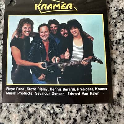 Kramer Ripley Hang Tag 1984 - Eddie Van Halen Floyd Rose image 1