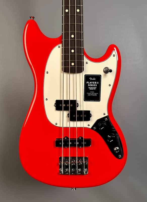 Fender Fender Player II Mustang PJ Bass - Coral Red image 1