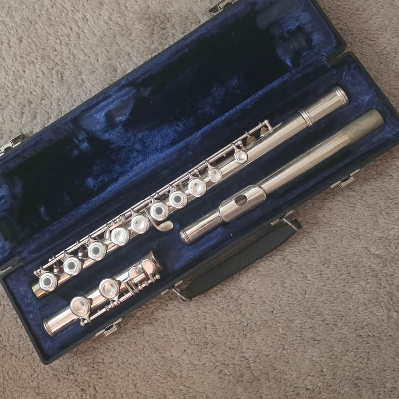 Emerson USA Model 3 Flute – Open Hole, Inline G, C Foot Playable Condition image 1