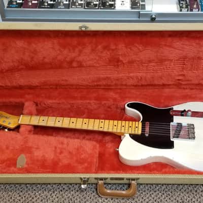 used 2018 Fender Custom Shop '54 Telecaster Relic in Aged White Blonde, Excellent Condition with OHSC! image 3