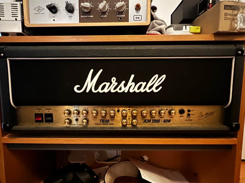 Marshall JCM 2000 TSL 60 Triple Super Lead 3-Channel 60-Watt Guitar Amp Head 2000s - Black image 1