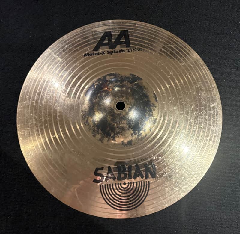Sabian Used 12 in. AA Metal-X Splash Cymbal 434g image 1