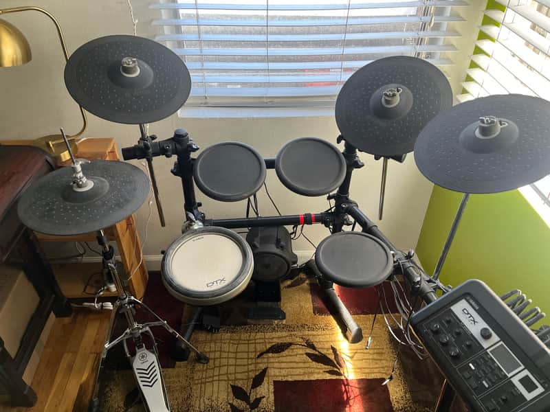 Yamaha DTX6K-X Electronic Drum Set 2018 - Present - Black image 1