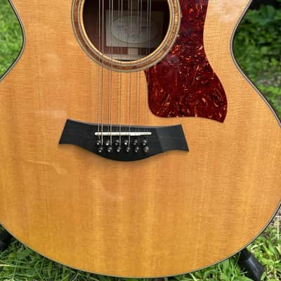 2002 Taylor 555ce Jumbo 12-String – Spruce/Mahogany – Fishman – OHSC image 7